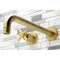 Kingston Brass KS8057DX Wall Mount Tub Faucet, Brushed Brass KS8057DX - alternate 2